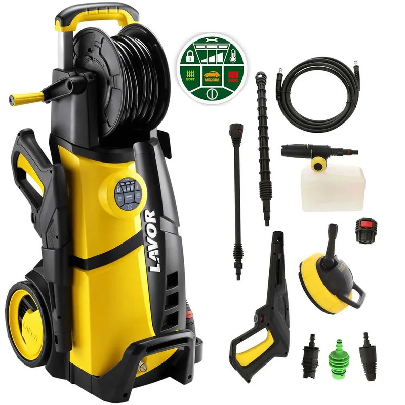 Nettoyeur haute pression Lavorwash à eau froide Lavor LVR4 Plus 160 Digit - 160 bars max