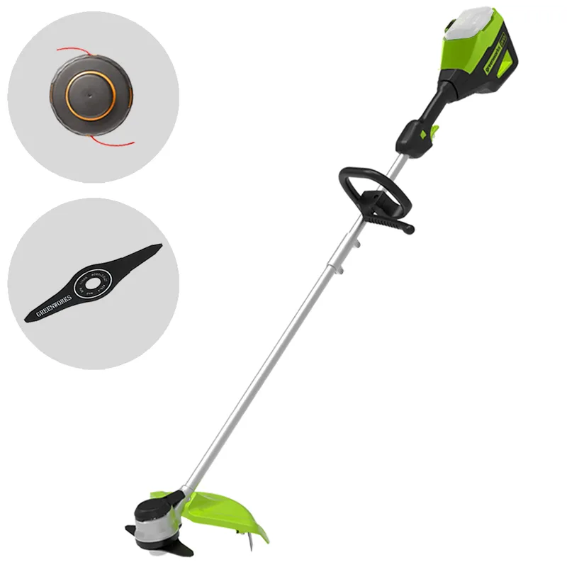 Greenworks GD60BC - Débroussailleuse à batterie 60V - sans chargeur et sans batterie