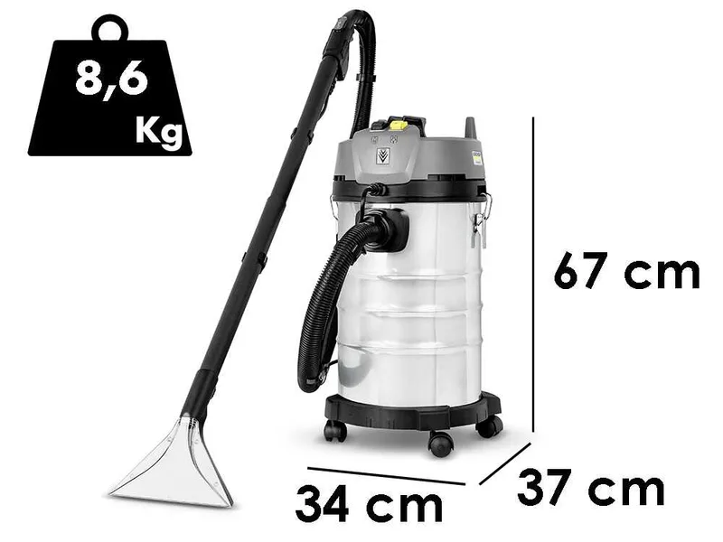 Karcher Pro Puzzi 4/30 Classic - Nettoyeur de surfaces - Nettoyeur de moquettes professionnel - 1025 W
