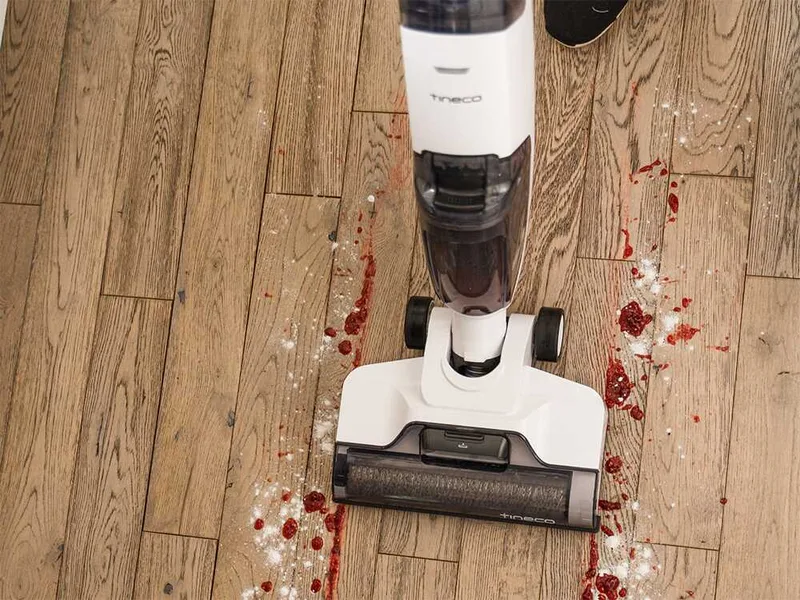 Tineco iFloor 2 Plus - Nettoyeur de sols à batterie 3 en 1 : lave, sèche et aspire