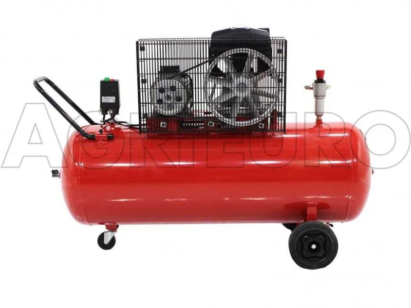Fini Advanced MK 113-200-4 - Compresseur d'air électrique triphasé à courroie - Moteur 4 CV - 200 L