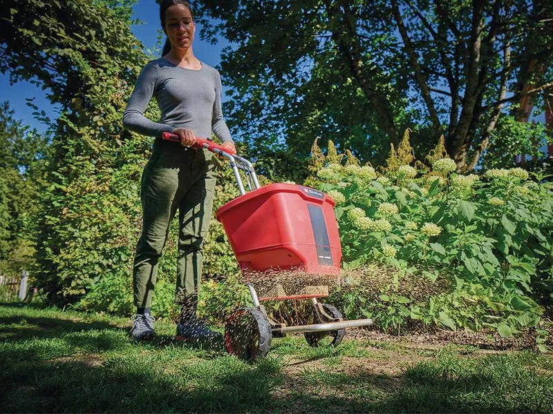 Einhell GE-SR 18/22 Li - Épandeur d'engrais multifonction à batterie - 18 V/4 Ah
