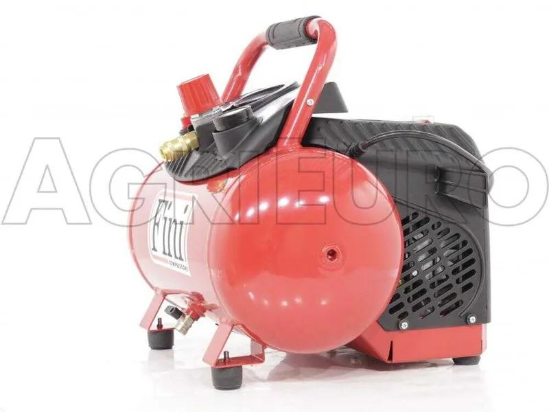 Fini Energy 12 - Compresseur d'air électrique portatif monophasé, oil-less - Moteur 1.5 CV - 12 L