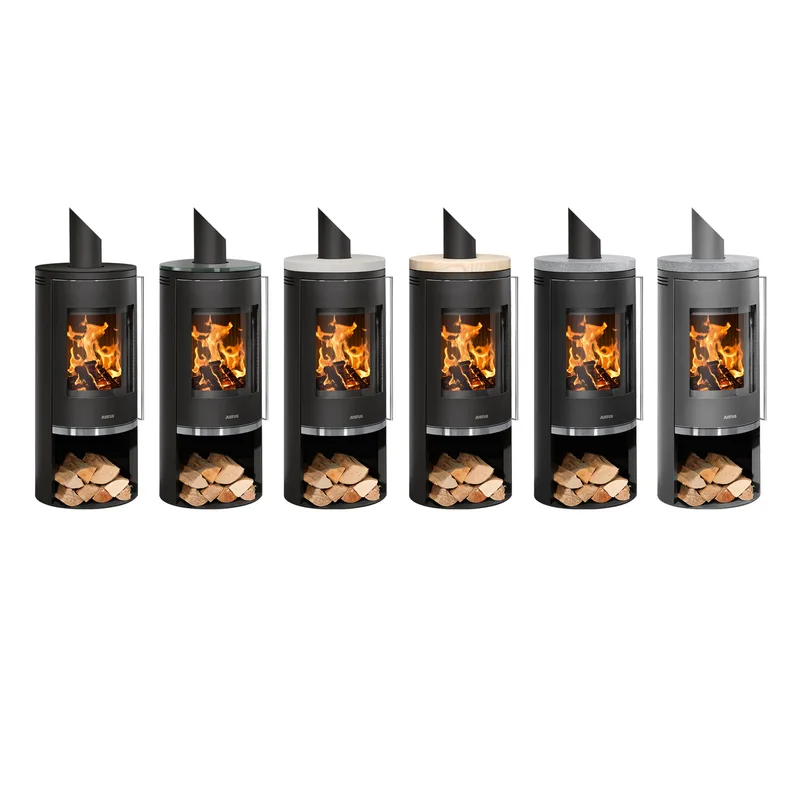 Justus Faro 2.0 Poêle à bois Acier Noir