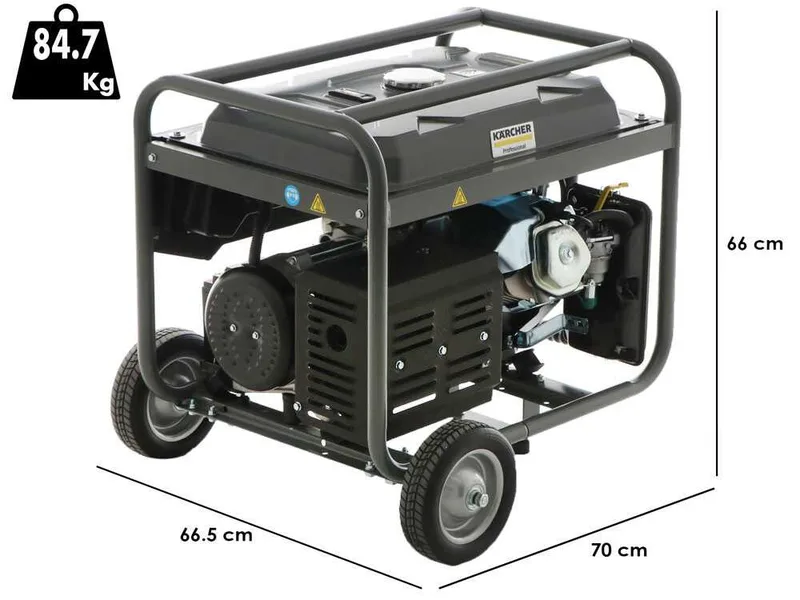 Karcher Pro PGG 6/1 - Groupe électrogène 5 KW monophasé - À chariot