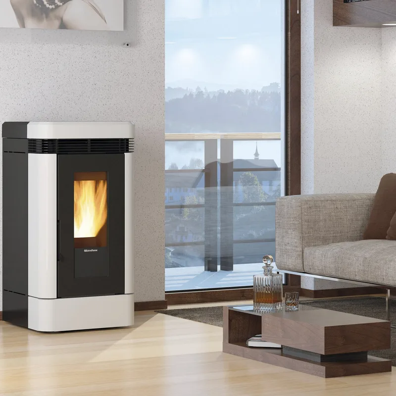 Extraflame LUCIA PLUS.16 - Weiss poêle à granulés