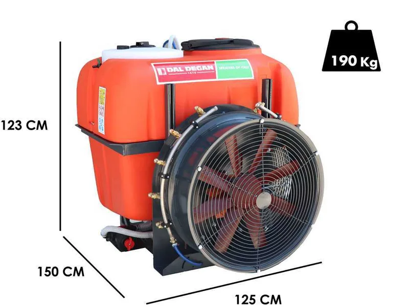 Dal Degan sofia extra 400L - Atomiseur porté avec attelage tracteur - pour pulvérisation - pompe yp 70