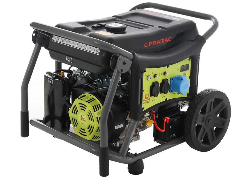 WX7000 Pramac - Groupe électrogène 6.1 kw monophasé à essence - Sur chariot