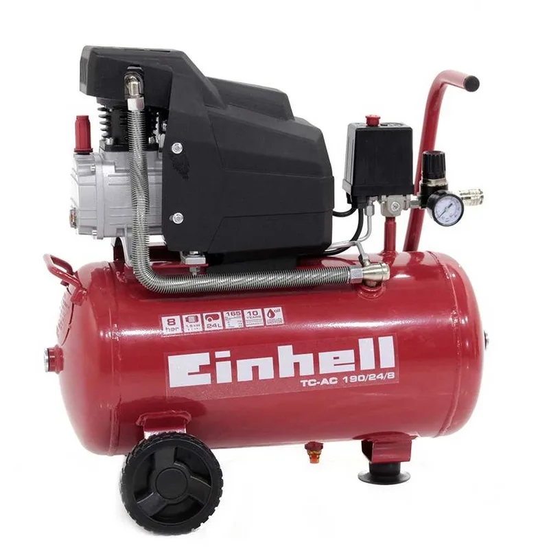Einhell TC-AC 190/24/8 - Compresseur d'air électrique sur chariot - Moteur 2 CV - 24 L