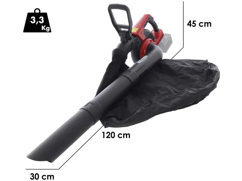GeoTech X-Line BV-40V - Aspirateur-souffleur à batterie