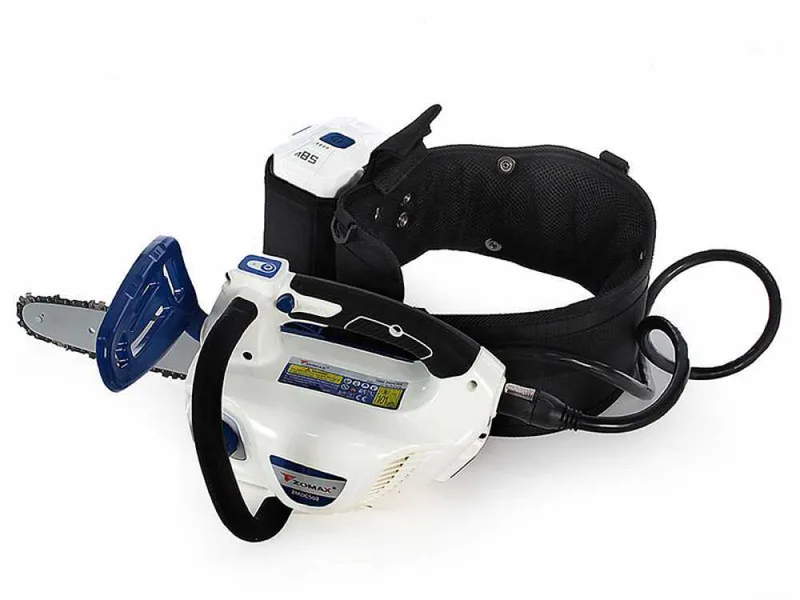Zomax ZMDC 502 - Tronçonneuse à batterie 58 V 4 Ah - Guide de 20 cm