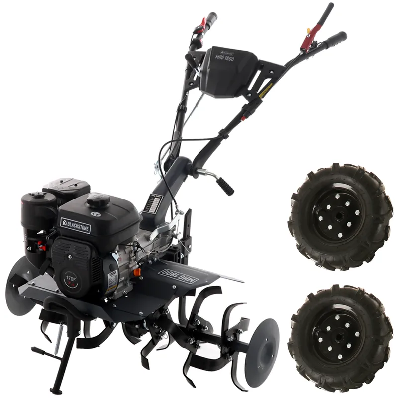 BlackStone MHG 1800 - Motobineuse thermique à essence 212 cm3 - 7 CV