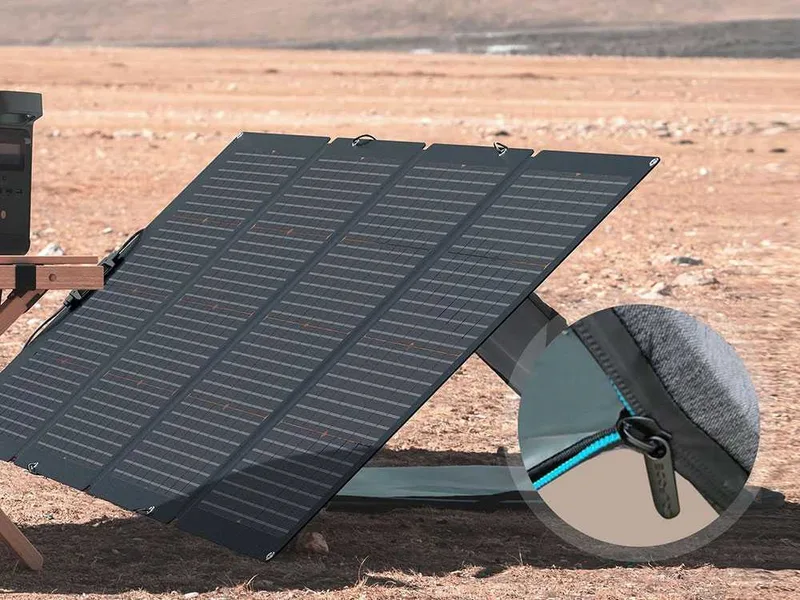 EcoFlow Panneau photovoltaïque portable à double face - 220 W