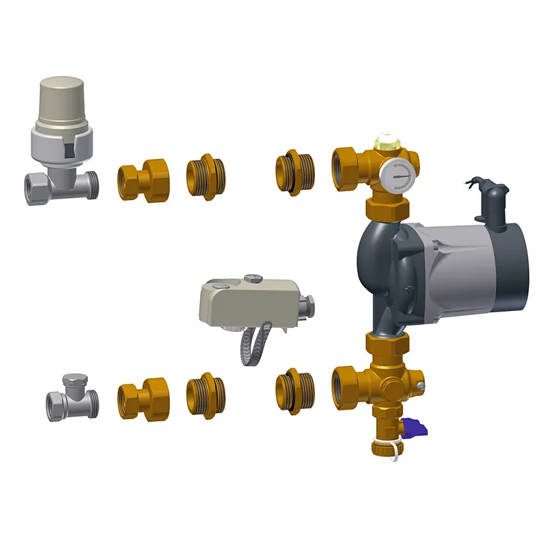 Kit de régulation à valeur fixe FWR25 avec Wilo Yonos PARA 15/6