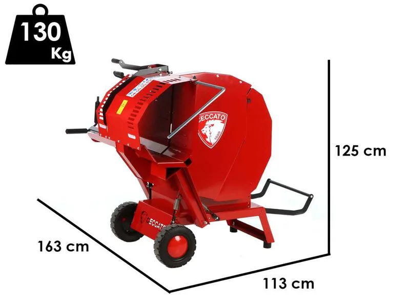 Ceccato Olindo Honda GP160 - Scie circulaire à bûches avec chevalet - à essence
