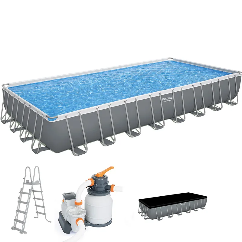 Bestway Power Steel 56623 - 956 x 488 x 132 cm - Piscine hors-sol