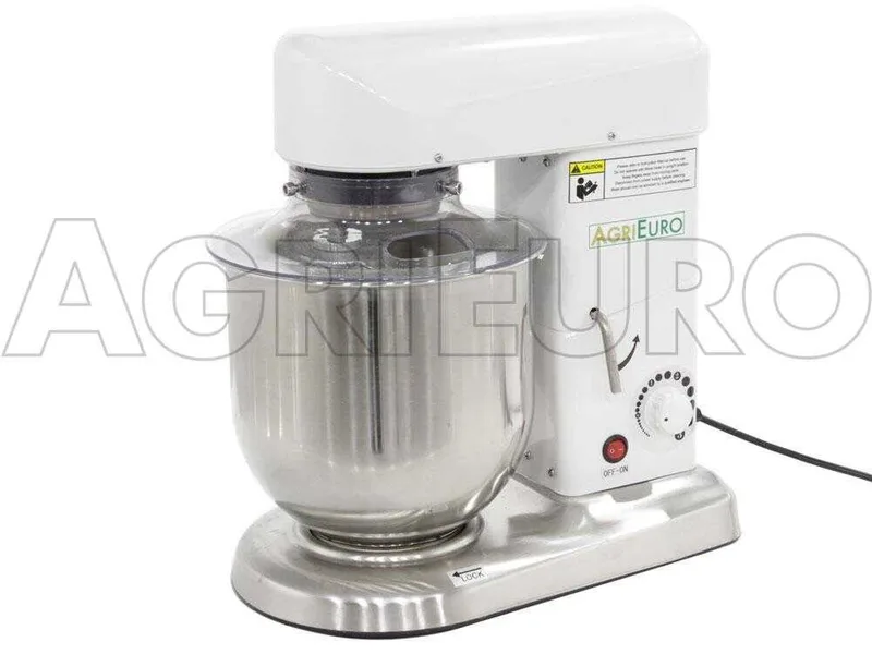 Batteur mélangeur planétaire FP107 cuve INOX de 7,5 Litres - Multi-accessoires démontables