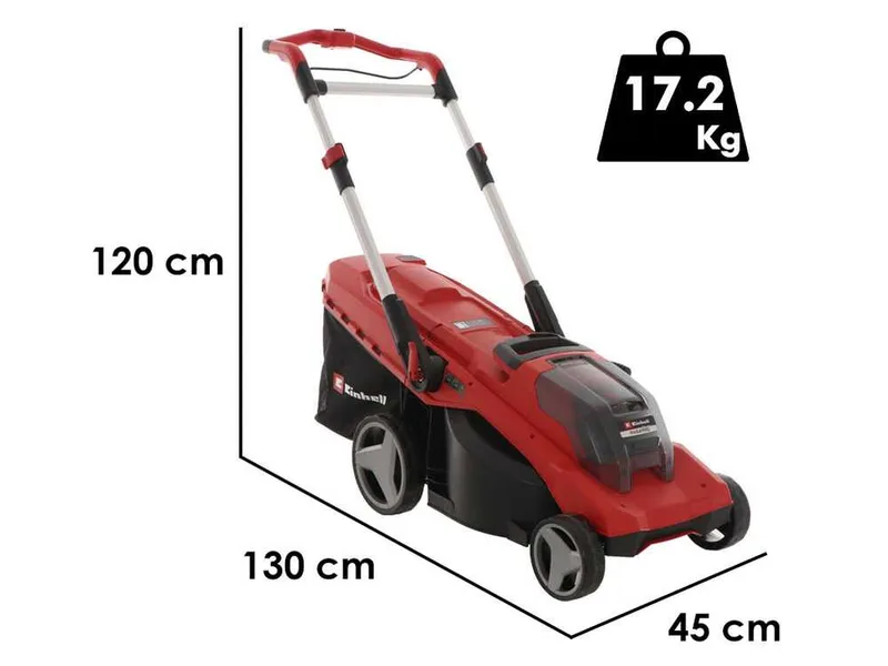Tondeuse à batterie Einhell RASARRO 36/42 - 2 batteries 18V 5.2AH
