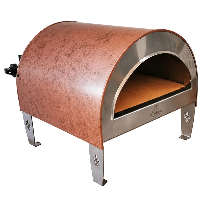 Pizza Party Ardore - Four à pizza à gaz d'extérieur - Chambre de cuisson 40 x 40 cm - Sole en biscotto réfractaire