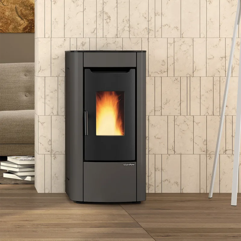 Extraflame Sabry AD Poêle à granulés Prestige Line gris graphite