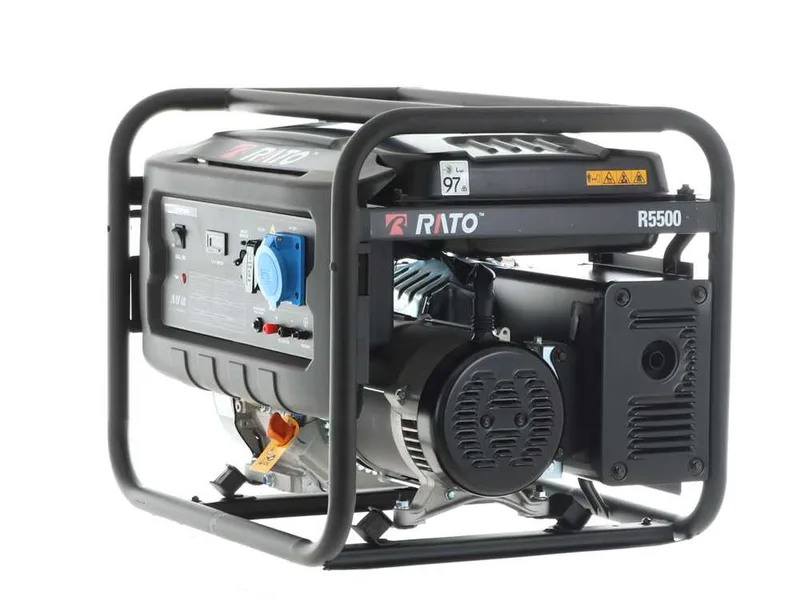 Rato R5500 AVR - Groupe électrogène à essence avec AVR 5,5 Kw - Continue 5 kW Monophasé