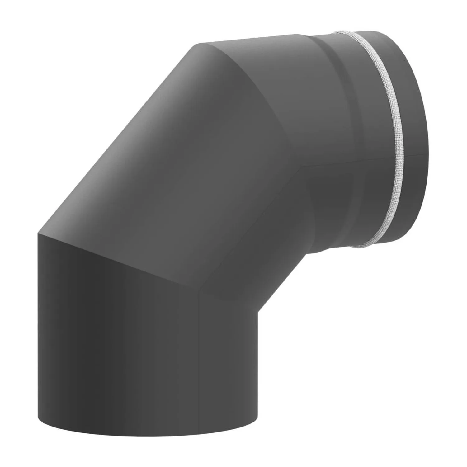 Raik Bogen LS diamètre 150/90° rétréci 3-pièces gris