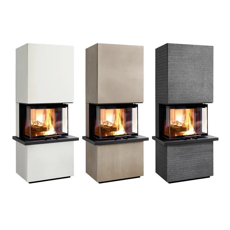 Olsberg Osorno S TopStone Poêle à bois Gabbro nero ferrara linea-retta