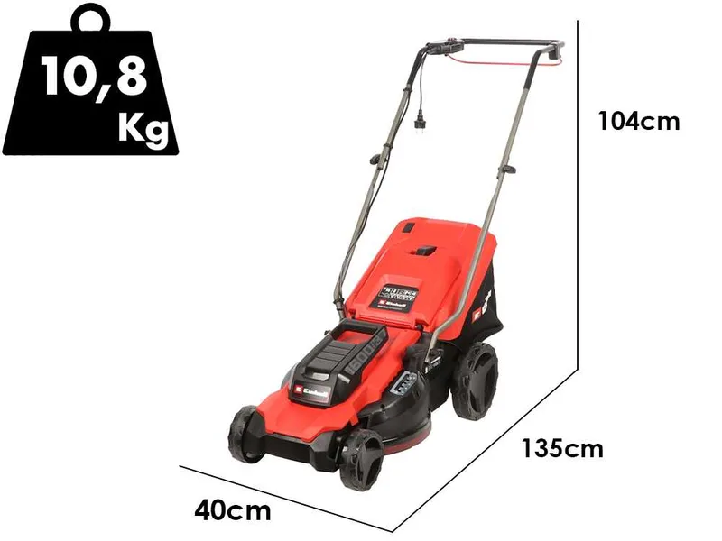 Einhell GC-EM 1600/37 - Tondeuse à gazon électrique - 1600W - Coupe de 37 cm
