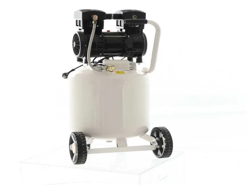BlackStone V-SBC50-15 - Compresseur d'air silencieux oilless - Moteur 1.5 CV - 50 Litres - Vertical