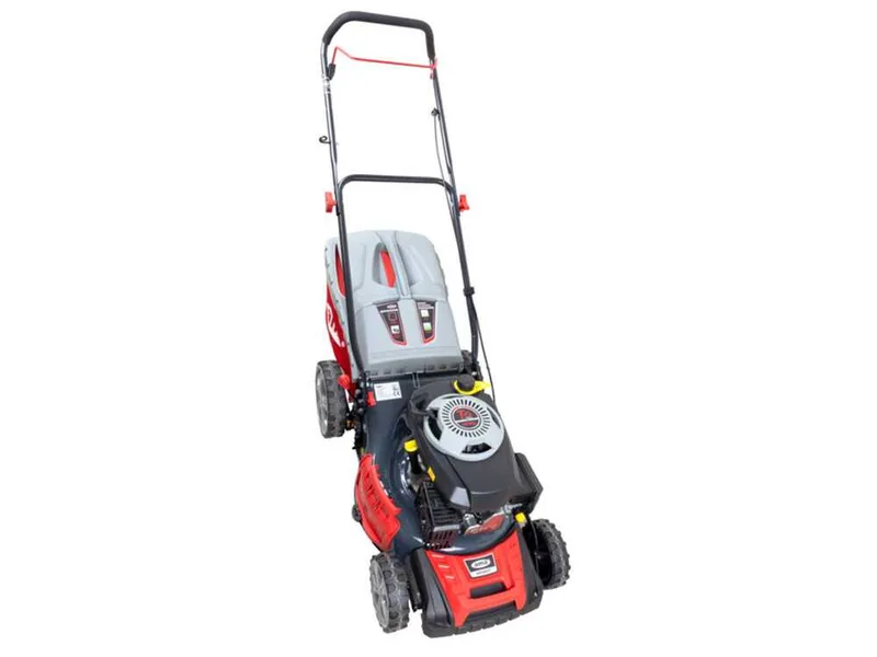 Tondeuse à gazon poussée Ama NRS 465T essence - 4en1: bac, mulching, éjection latérale, postérieure