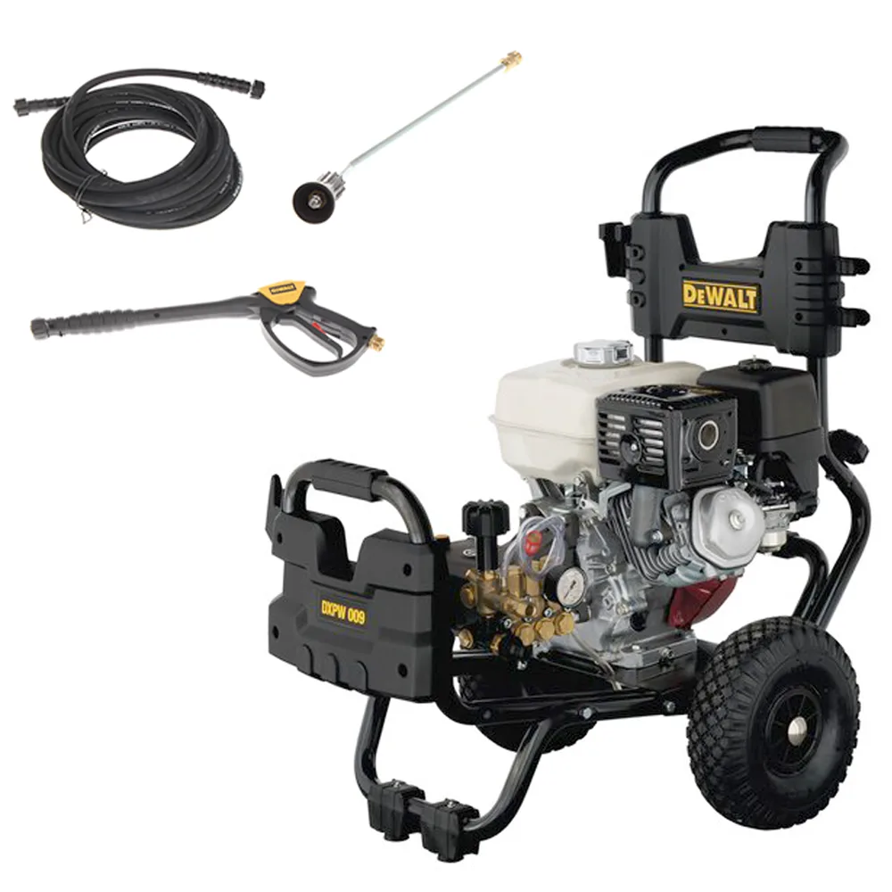 Nettoyeur haute pression thermique DeWalt DXPW 009E - 210 bar - 780 l/h - avec moteur Honda GX 270 4 Temps