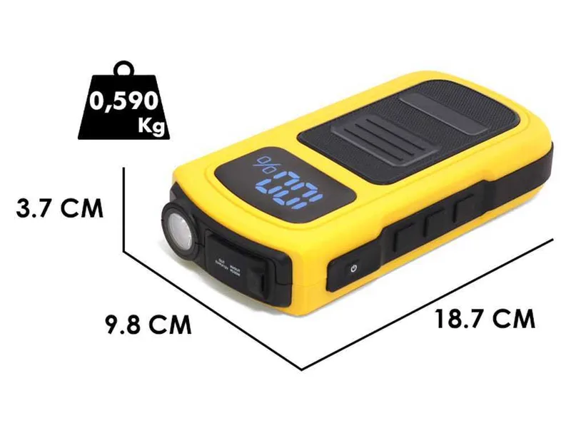 Intec i-Starter 2.9 - Démarreur de secours - 12V - batterie externe