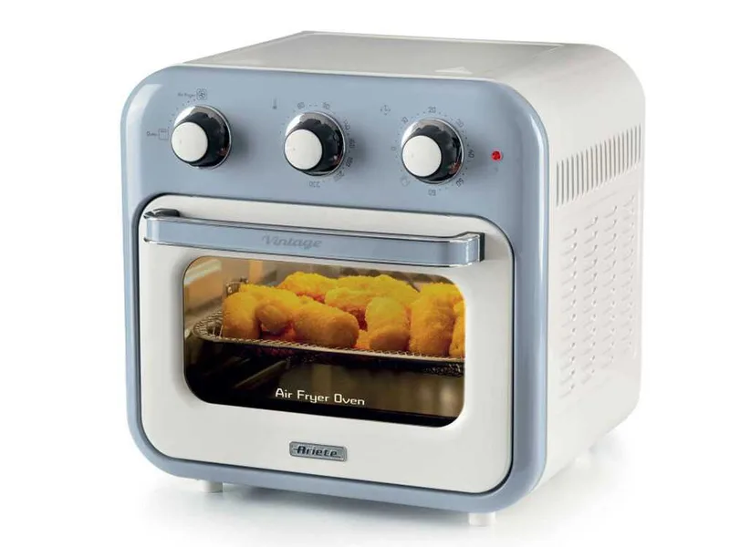 Ariete Vintage Céleste - Friteuse à air et four électrique 16 L