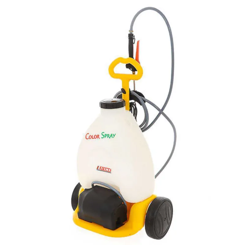 Pompe de pulvérisation électrique à trolley ARCO Froggy Color Spray - réservoir de 20L