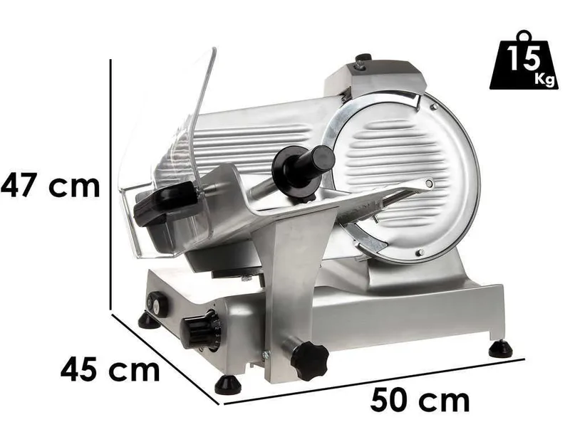 FAC F250E - Trancheuse - CE Professionnel - En aluminium anodisé