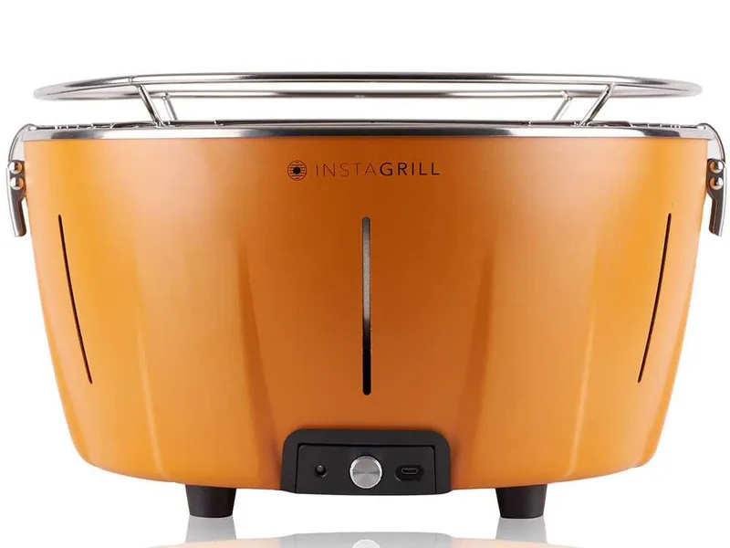 Classe InstaGrill - Barbecue de table à charbon - Corps orange mangue