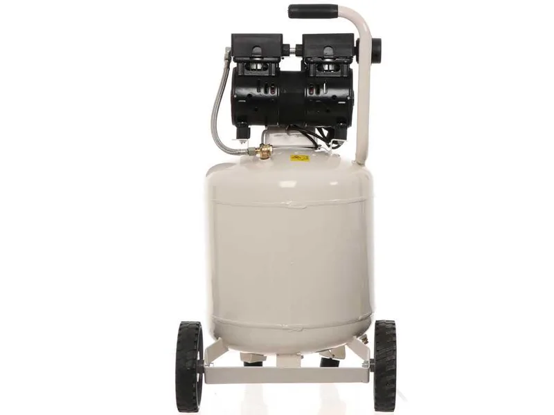 BlackStone V-SBC50-10 - Compresseur d'air silencieux oilless - Moteur 1 CV - 50 L Vertical