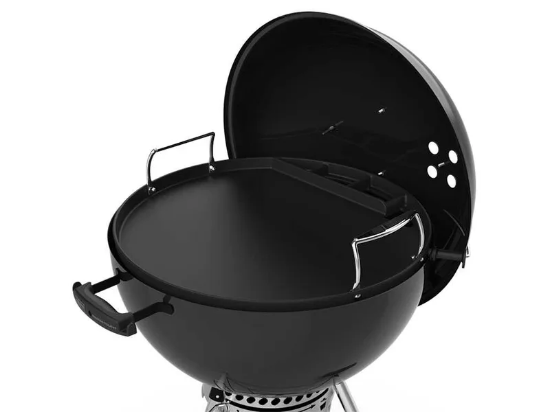 Plaque ronde en fonte pour barbecue Weber au charbon de bois