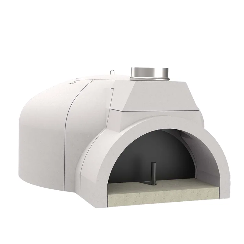 Edilmark FP 100N - Four à bois encastrable avec plan de cuisson Ø 100 cm - Capacité cuisson 5 pizzas