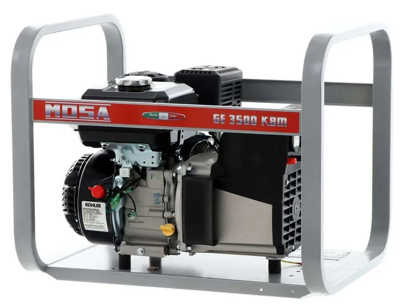 MOSA GE 3500 KBM - Groupe électrogène à essence 2.9 KW - Continue 2.6 kW Monophasé - Moteur Kohler CH270
