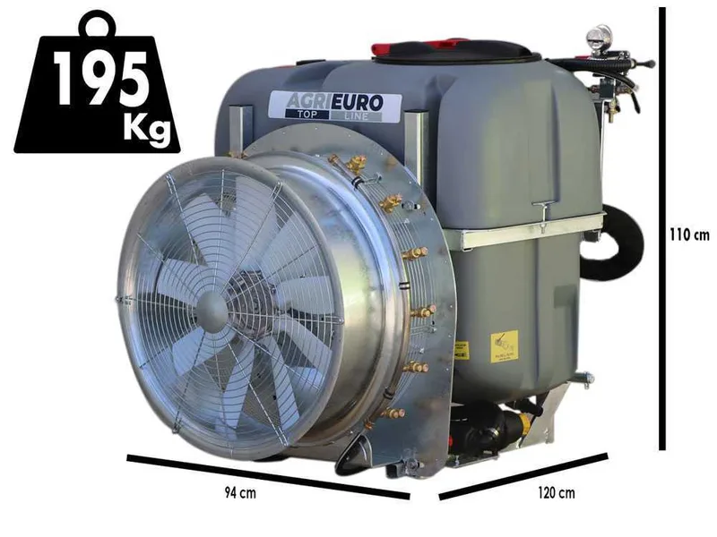 Gray 300/70 - Atomiseurs porté avec raccord pour tracteur pour pulvérisation - Capacité 300 L - Pompe AR713