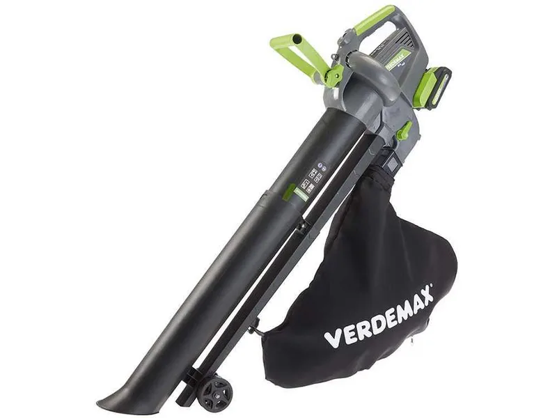Verdemax SAR40 - Souffleur aspirateur à feuilles - 40 V 2.5 Ah