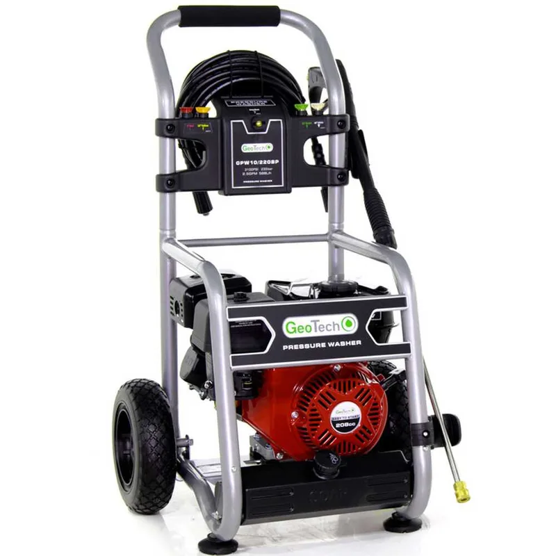 GeoTech GPW 10/220 BP - Nettoyeur haute pression thermique semi-professionnel - 233 bar - 568 L/h - Moteur Ducar DH208