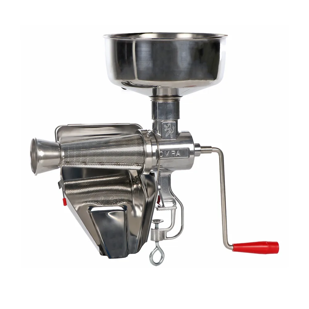 New O.M.R.A OM-2200-AL - Presse-tomates manuel aluminium N4