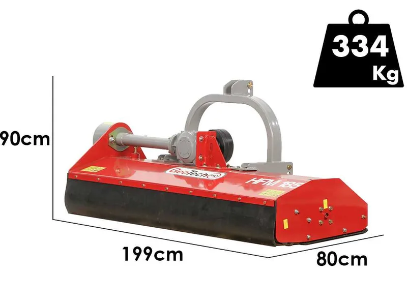 GeoTech Pro HFM 185 - Broyeur sur tracteur - Série médium