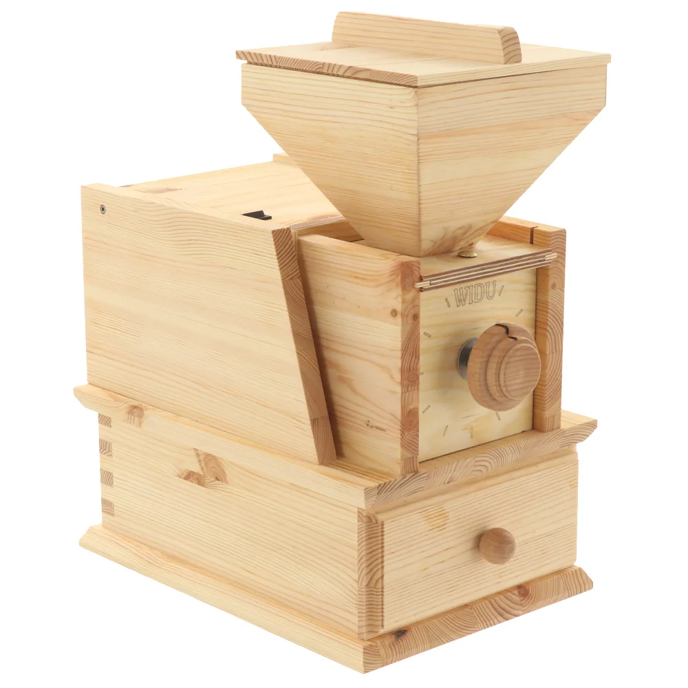 WIDU Volksmühle Mod. 2 - Moulin pour farine en bois massif - 400W