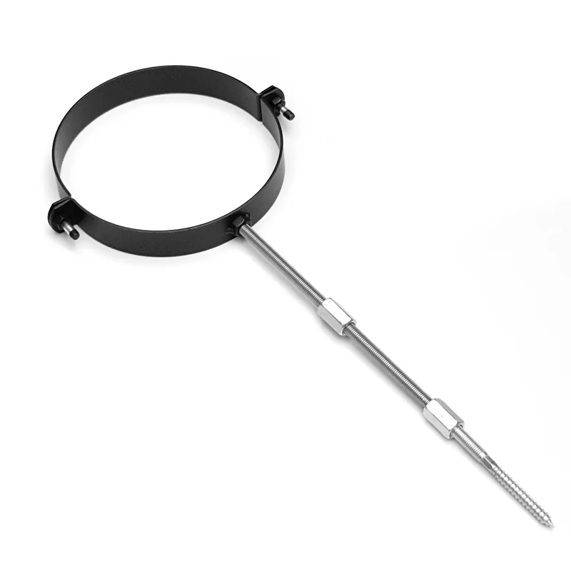 Raik Basic collier de serrage 130mm noir pour tuyau de fumée / conduit de fumée