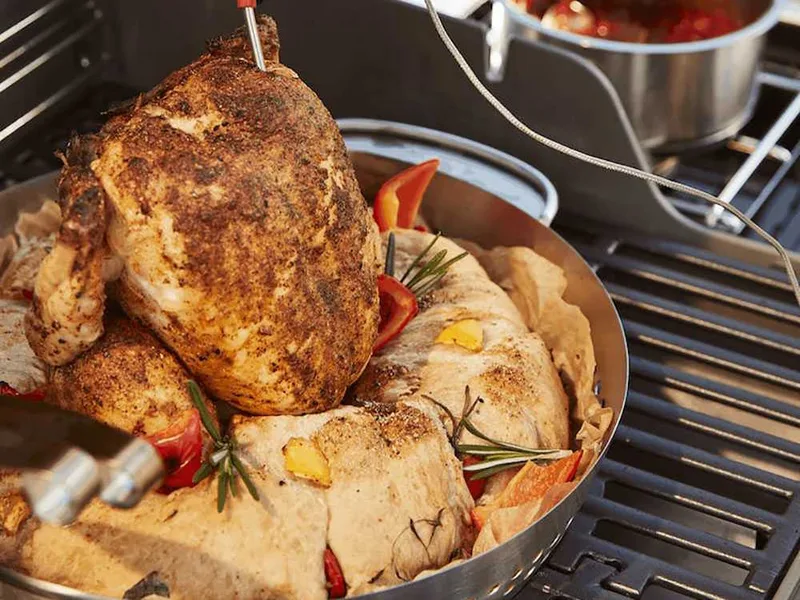 Support de cuisson pour poulet Weber