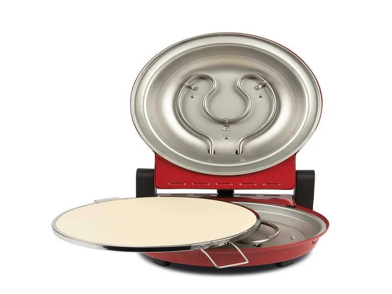 Girmi Quisipizza FP5002 - Four à pizza électrique - Pierre réfractaire