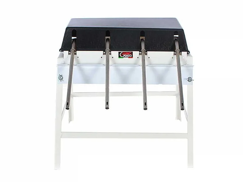 Grifo 4 robinets - Remplisseuse manuelle avec becs inoxydable et réservoir en plastique